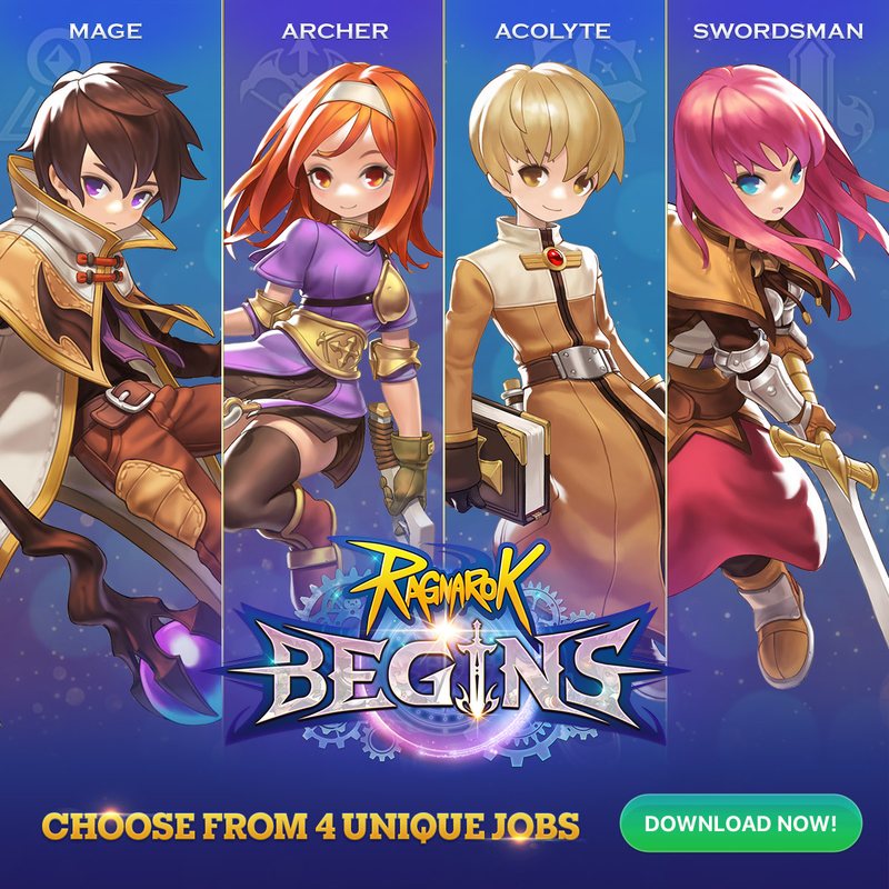 Ragnarok Begins display ad