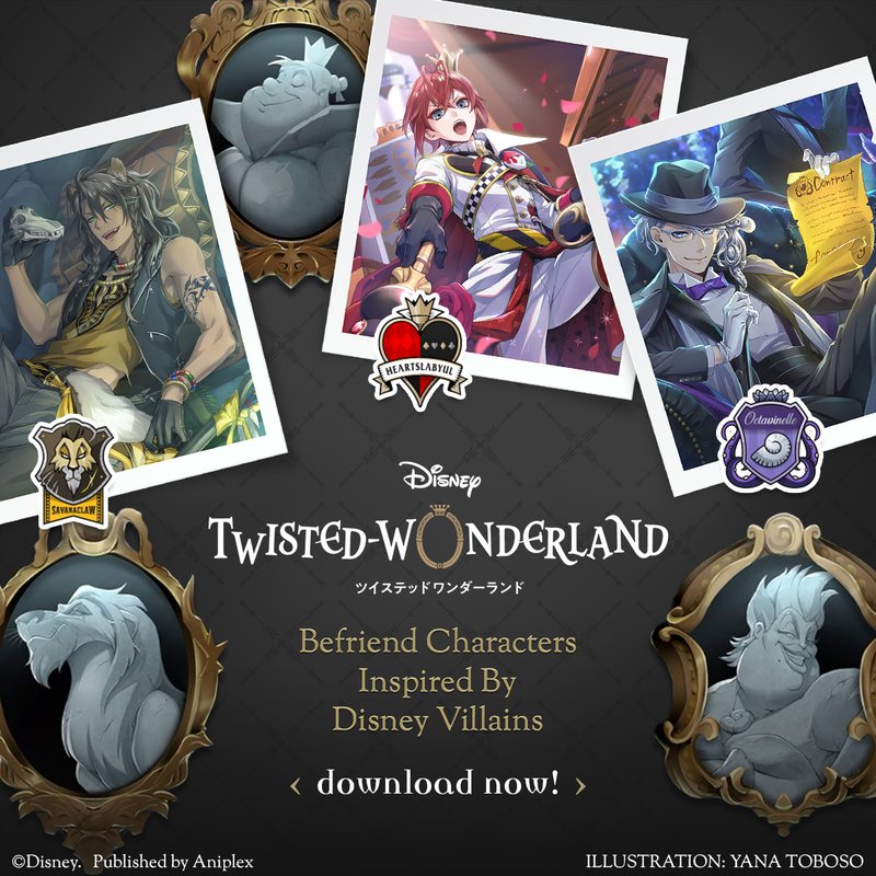 Disney Twisted-Wonderland display ad
